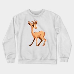 Cute Impala Drawing Crewneck Sweatshirt